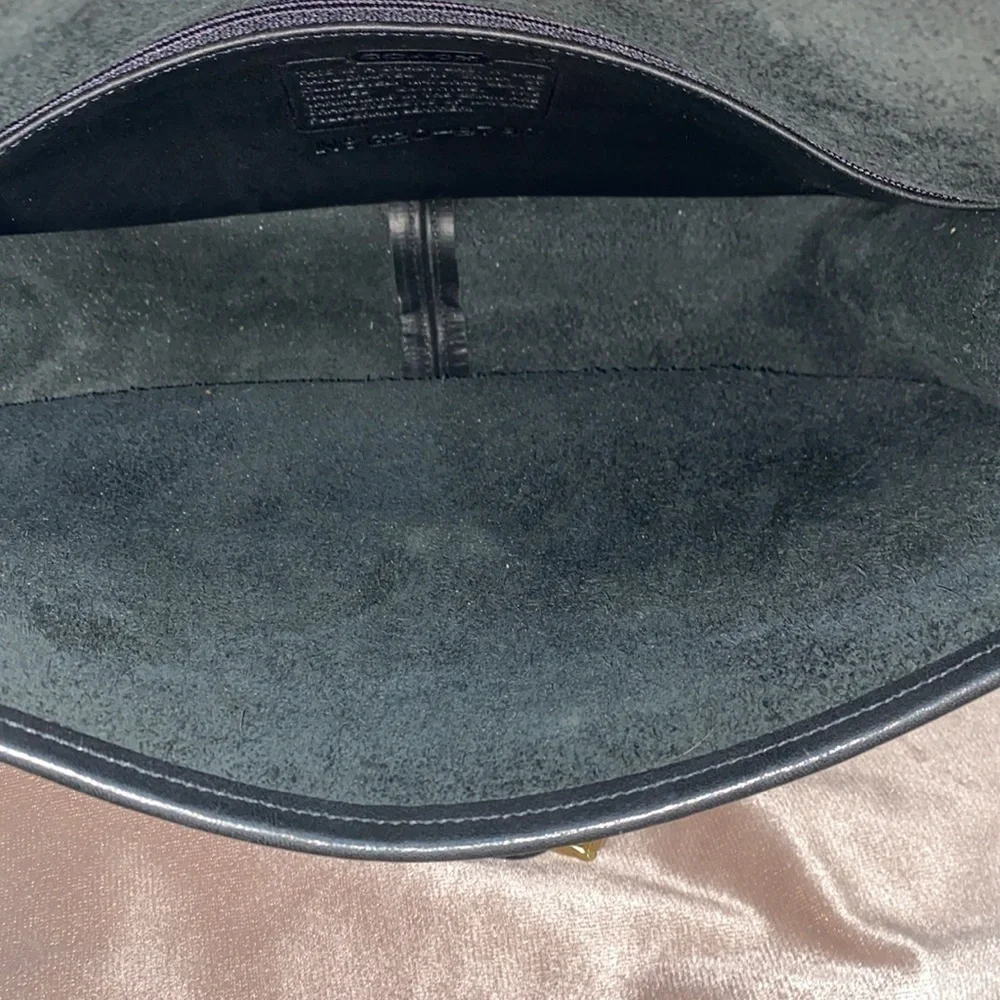 Vintage Coach City Bag 9790 Legacy black leather excellent condition
